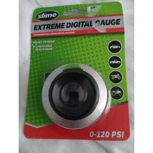 Slime 20187 Extreme Digital Gauge w/ 6 in. Hose 0-120 PSI